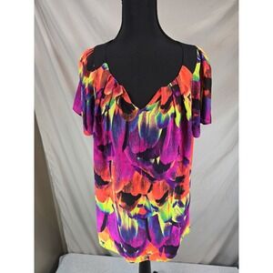 Worthington - Womens Round Neck Shortsleeve - Size XL